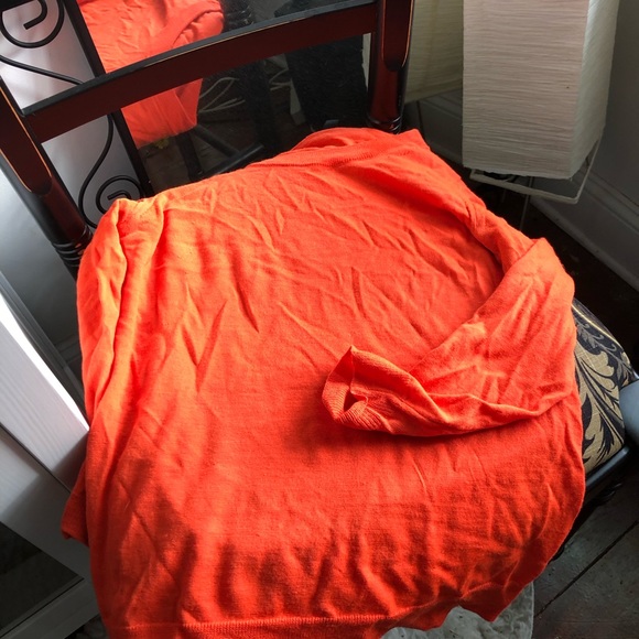 J. Crew Orange Sweater - Picture 3 of 4